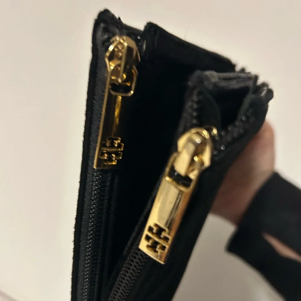 Tory Burch Boots Irene Wedge Tall Suede - size 9 - Picture 3 of 6